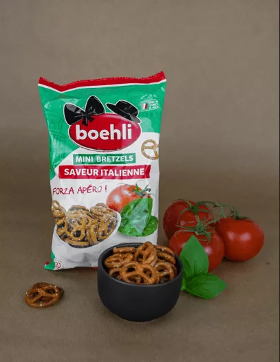 Bretzels saveur italienne