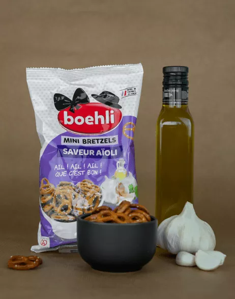 Bretzels saveur aïoli