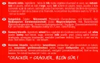 Crackers ingrédients