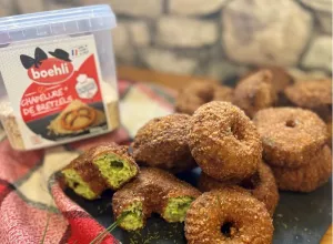 Donuts courgette et fourme de Montbrison AOP