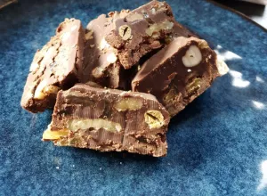 Fudge au chocolat et aux Bretzels