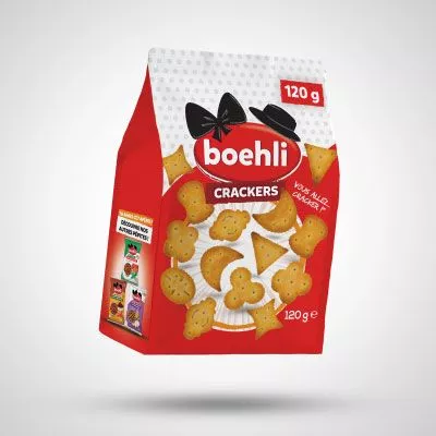 CRACKERS - BISCUITS SALÉS – SACHET 120G