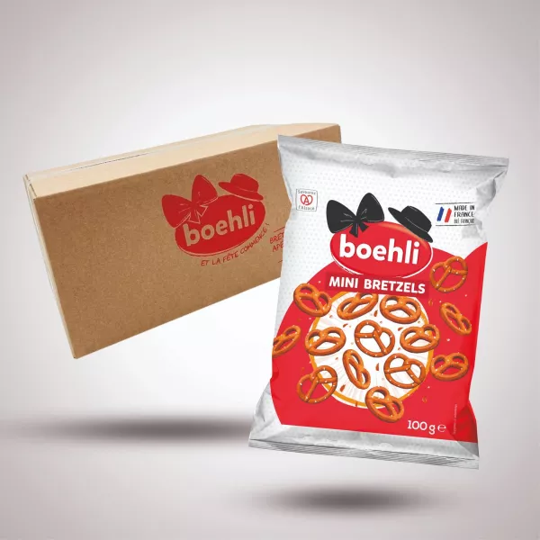 MINI-BRETZELS – SACHET 100G – COLIS DE 22 SACHETS
