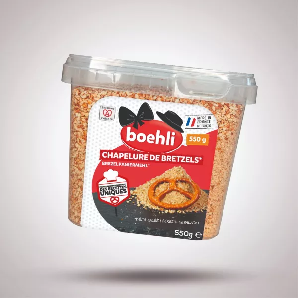 CHAPELURE DE BRETZELS ET STICKS - BOITE DE 550G