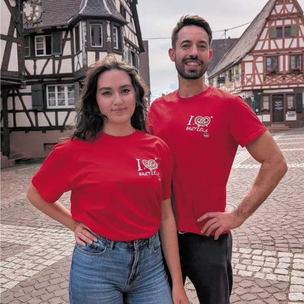 T-SHIRT BOEHLI "I love Bretzels"