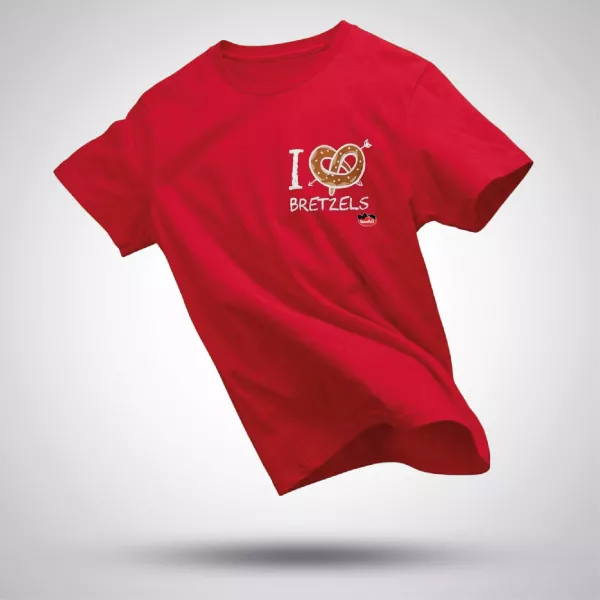 T-SHIRT BOEHLI "I love Bretzels"